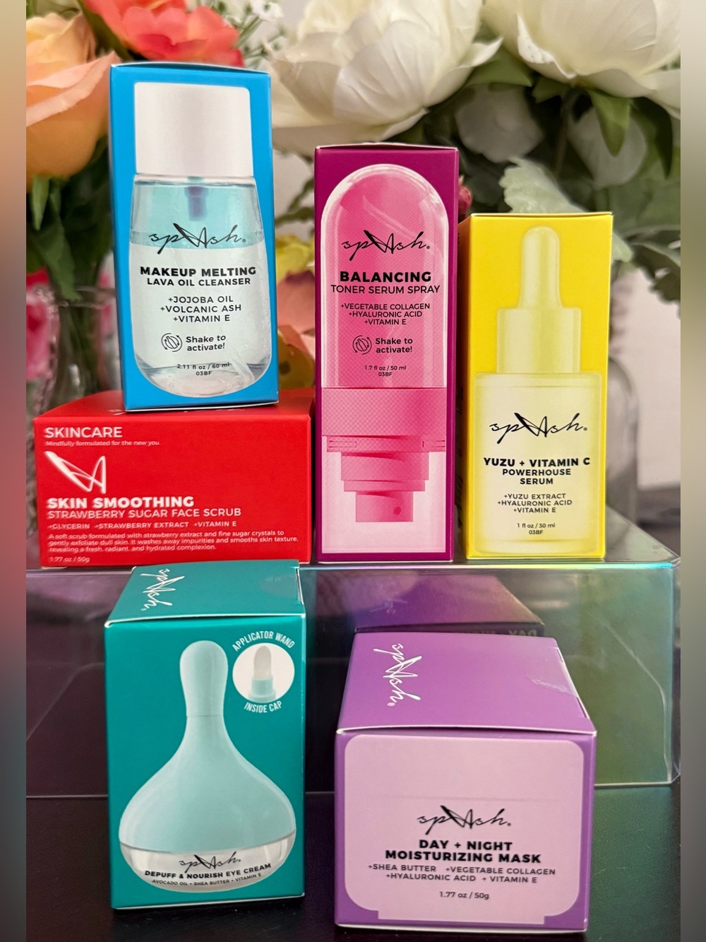 🆕🪷 LA SPLASH COSMETICS LIMITED EDITION 6-PIECE TOTAL SKINCARE COLLECTION. NEW!